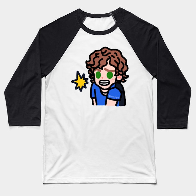 OOPS! Andrey Baseball T-Shirt by dotbyedot